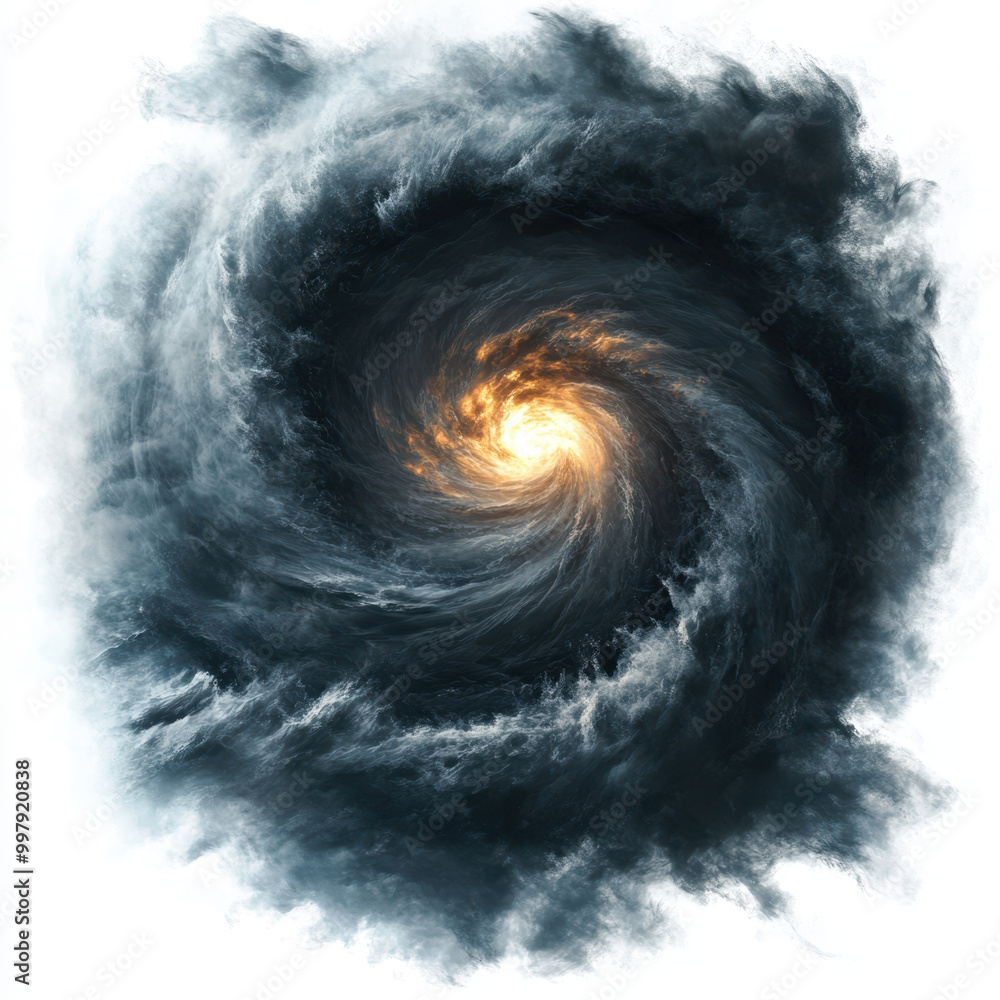 swirling tropical cyclone forms over warm waters, showcasing dramatic display of dark clouds and bright center. powerful rotation evokes sense of natures force and beauty swirling tropical cyclone forms over warm waters, showcasing dramatic display of dark clouds and bright center. powerful rotation evokes sense of natures force and beauty