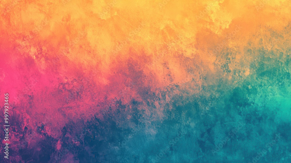 A bold, abstract gradient with a textured surface, transitioning through vibrant colors like orange, pink A bold, abstract gradient with a textured surface, transitioning through vibrant colors like orange, pink