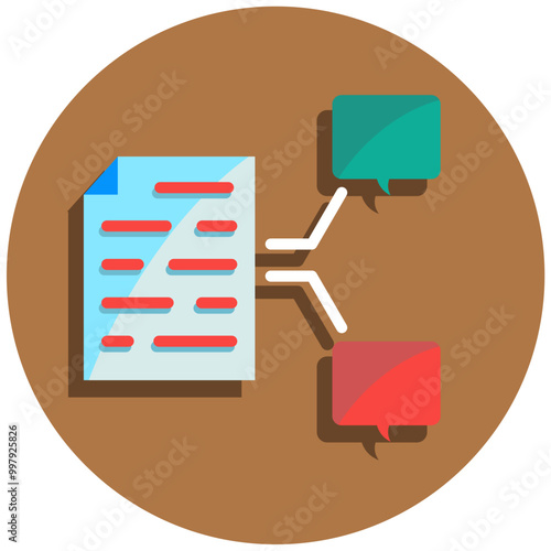Topicmodeling Icon