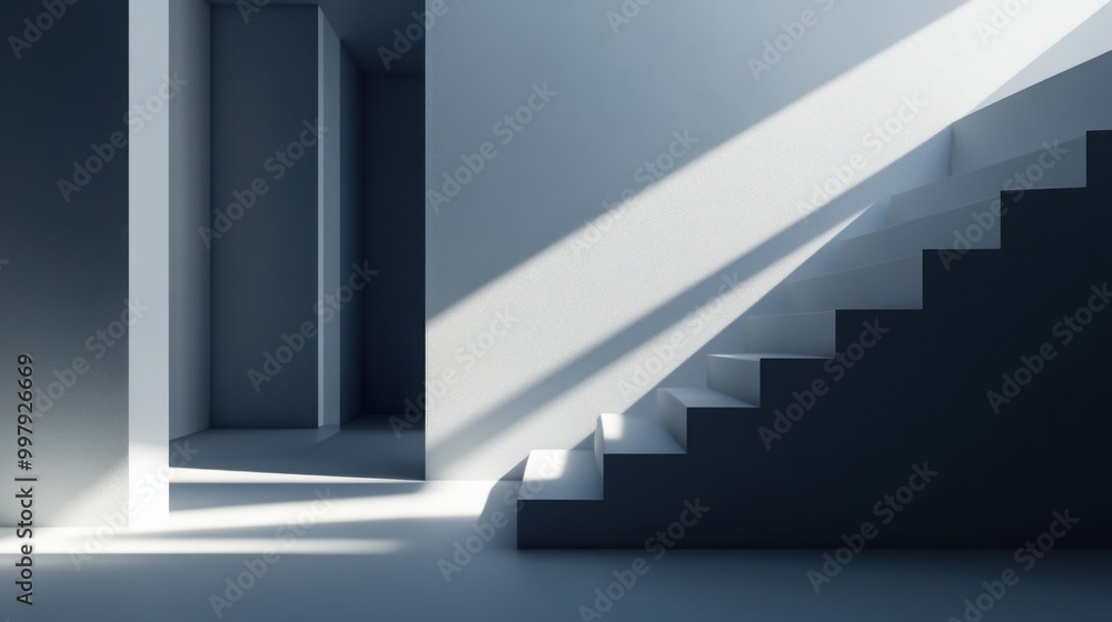 The simple arrangement of planes and light gives the design a rare architectural quality The simple arrangement of planes and light gives the design a rare architectural quality