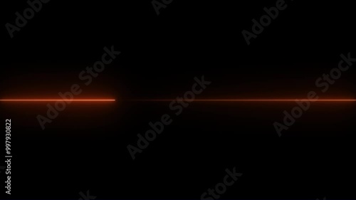 neon heart bit signal animate. neon heartbeat and pulse rate on black background.