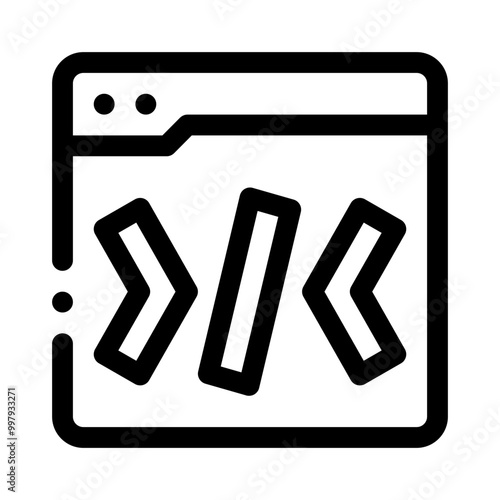 Code Snippet line icon