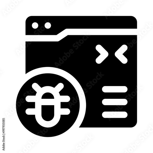 Debugging glyph icon