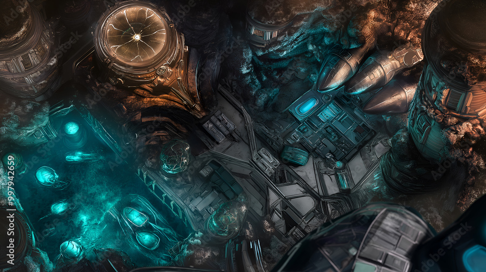Alien City Battle Map for Sci-Fi DnD, Top-Down Tabletop Role-Playing Game Map, Futuristic Sci-Fi Adventure Background, Virtual Tabletop RPG Asset, High-Resolution Sci-Fi Urban Environment for Space Ex Alien City Battle Map for Sci-Fi DnD, Top-Down Tabletop Role-Playing Game Map, Futuristic Sci-Fi Adventure Background, Virtual Tabletop RPG Asset, High-Resolution Sci-Fi Urban Environment for Space Ex