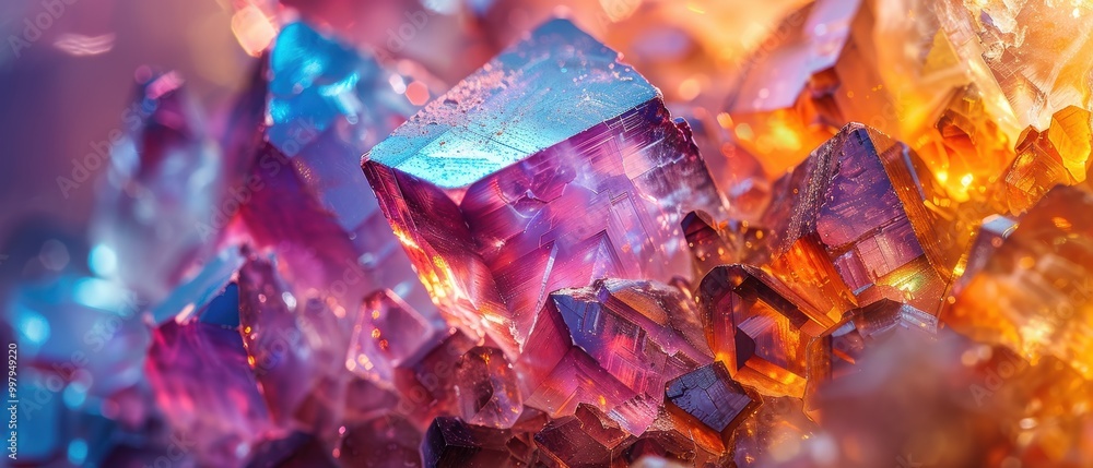 Stunning High-Resolution View of Colorful Minerals Stunning High-Resolution View of Colorful Minerals