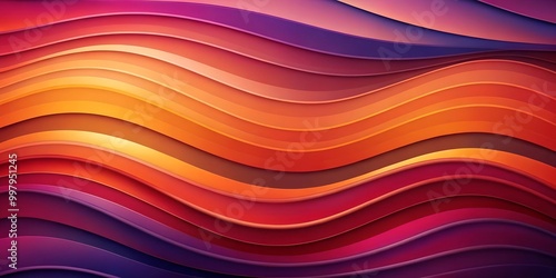 vibrant gradient wave abstract background