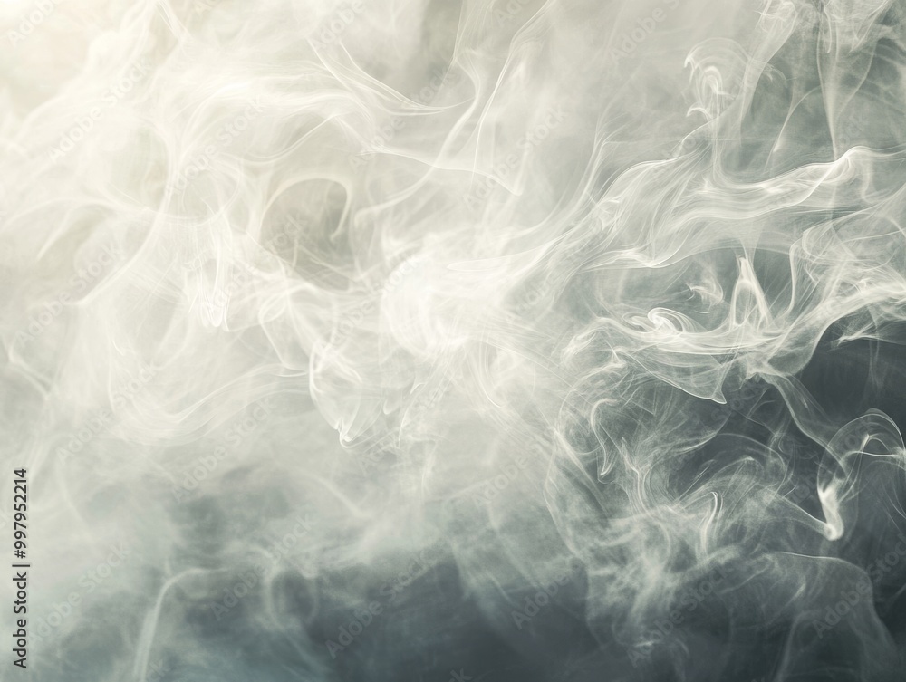 2408 8.Soft white smoke rises in graceful, abstract patterns against a deep, blurred backdrop. The misty swirls provide a textured, atmospheric background, ideal for banners, wallpapers, or logos 2408 8.Soft white smoke rises in graceful, abstract patterns against a deep, blurred backdrop. The misty swirls provide a textured, atmospheric background, ideal for banners, wallpapers, or logos