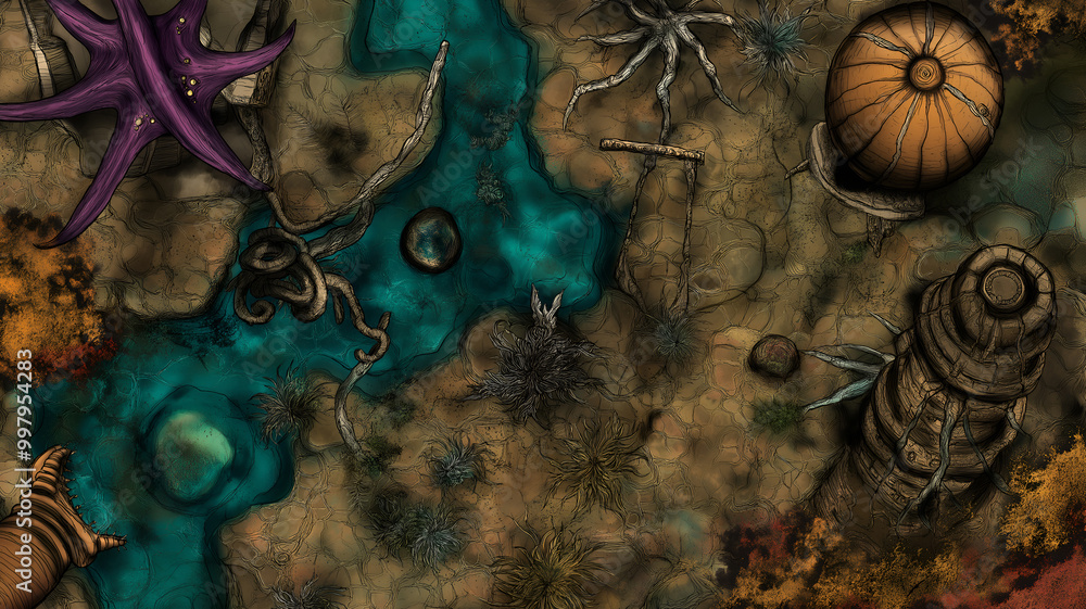 Alien Temple Battle Map for Sci-Fi DnD, Top-Down Tabletop Role-Playing Game Map, Futuristic Temple Adventure Background, Virtual Tabletop RPG Asset for Space Exploration, High-Resolution Sci-Fi Enviro Alien Temple Battle Map for Sci-Fi DnD, Top-Down Tabletop Role-Playing Game Map, Futuristic Temple Adventure Background, Virtual Tabletop RPG Asset for Space Exploration, High-Resolution Sci-Fi Enviro