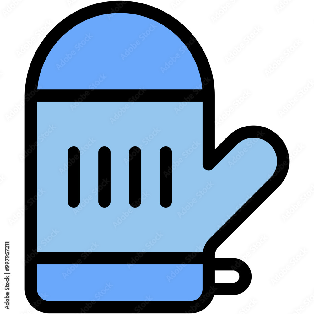 Vector Icon Oven Glove, Kitchen, Oven Mitts, Food and Restaurant, Oven Glove Vector Icon Oven Glove, Kitchen, Oven Mitts, Food and Restaurant, Oven Glove