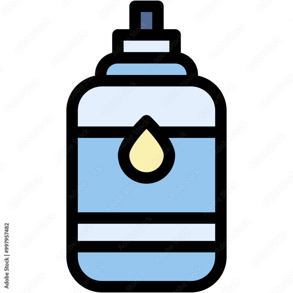 Obraz premium Vector Icon Colorant, Food and Restaurant, Bake, Decoration, Food