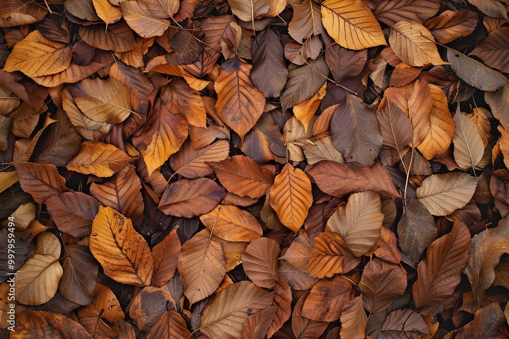 ai generative background of pile of dry leaves ai generative background of pile of dry leaves