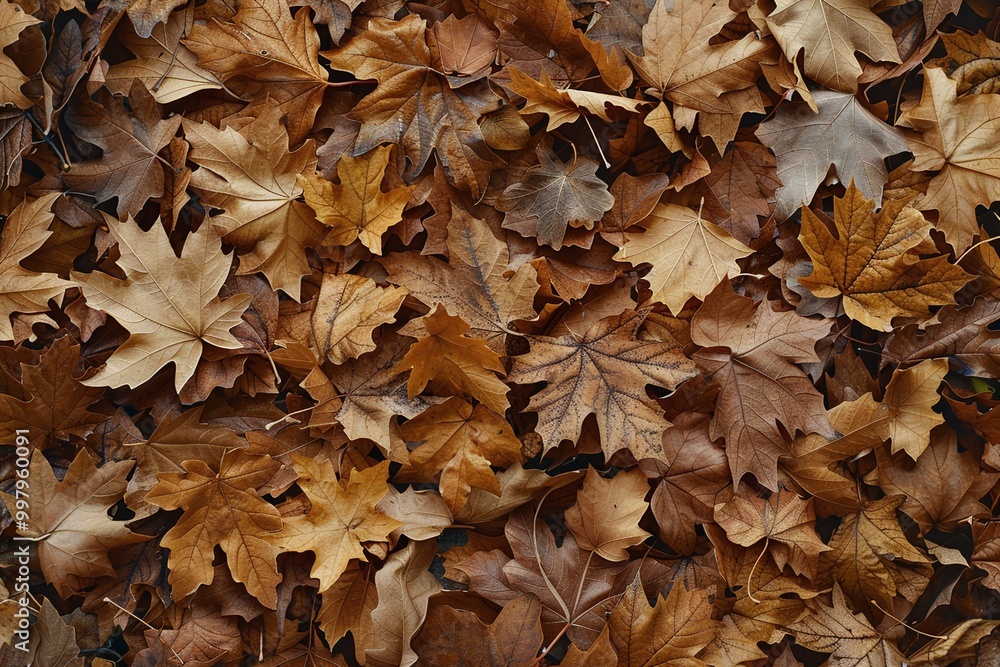 ai generative background of pile of dry maple leaves ai generative background of pile of dry maple leaves
