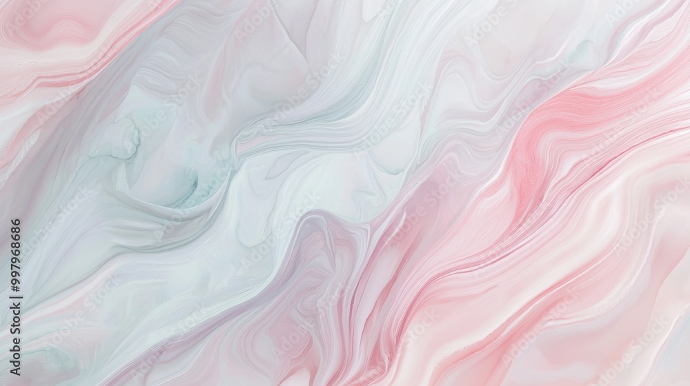 Fluid Abstract Marble Surface in Soft Colors Fluid Abstract Marble Surface in Soft Colors