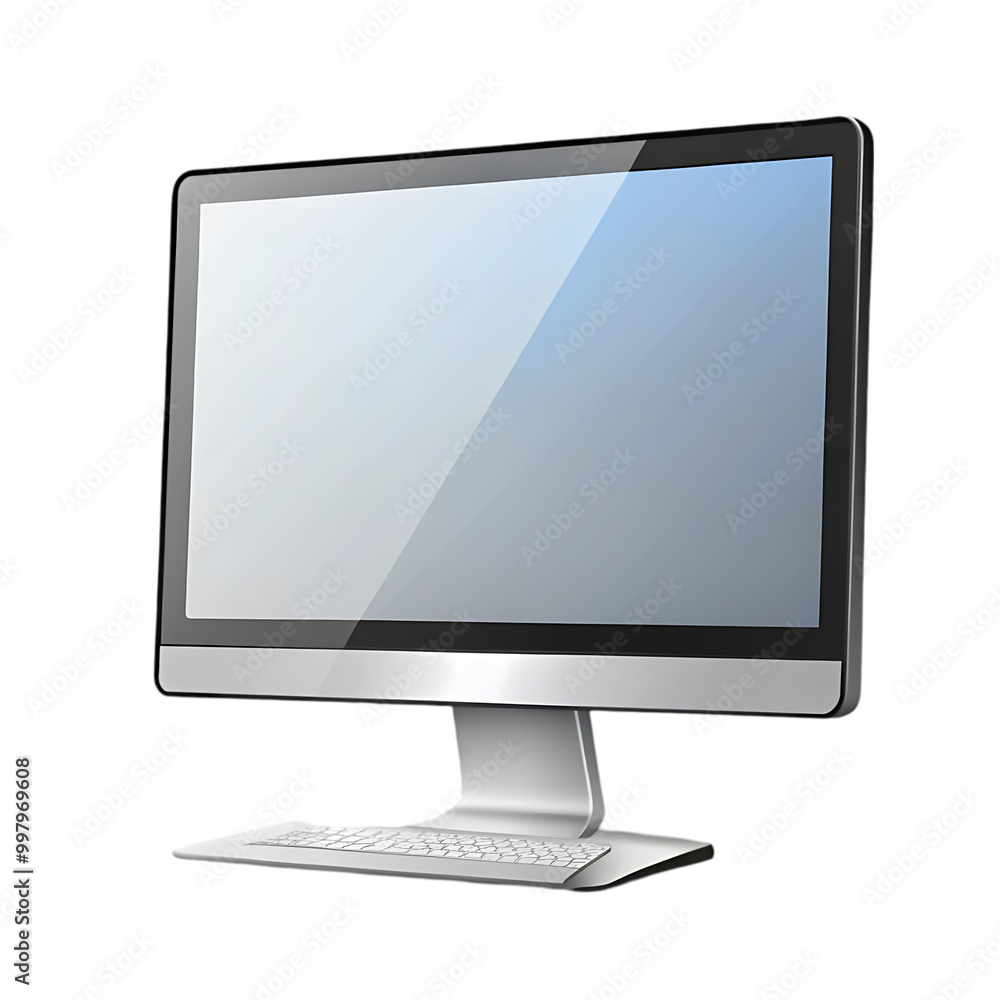Computer monitor with transparent screen Computer monitor with transparent screen