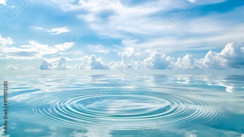 Calm Water Ripples Sky