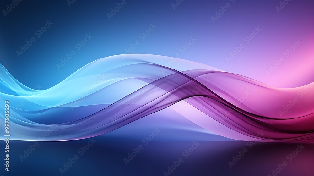 A smooth gradient wave design in blue and pink tones, ideal for backgrounds or digital art. A smooth gradient wave design in blue and pink tones, ideal for backgrounds or digital art.