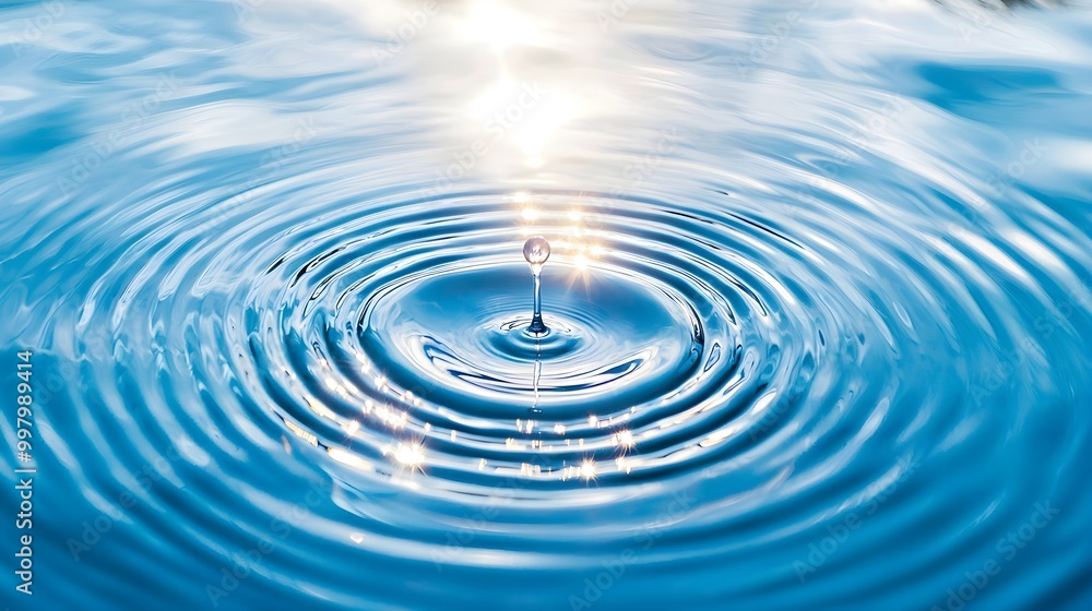 Water Drop Ripples Abstract Water Drop Ripples Abstract