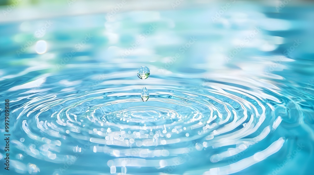 Water Drop Ripples Abstract Water Drop Ripples Abstract