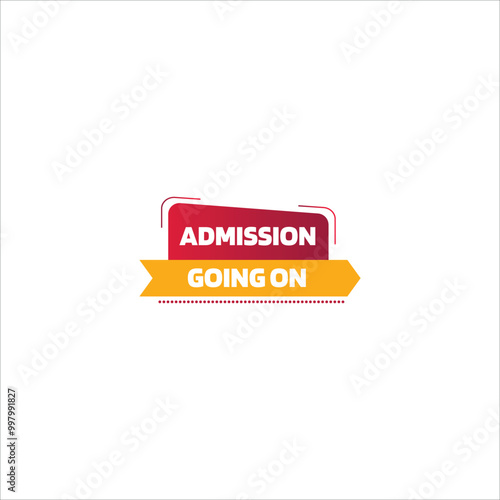 Admission going on Fully Editable Vector