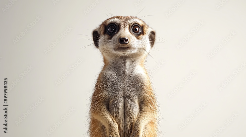 Fototapeta premium A cute little animal with a big nose and big eyes