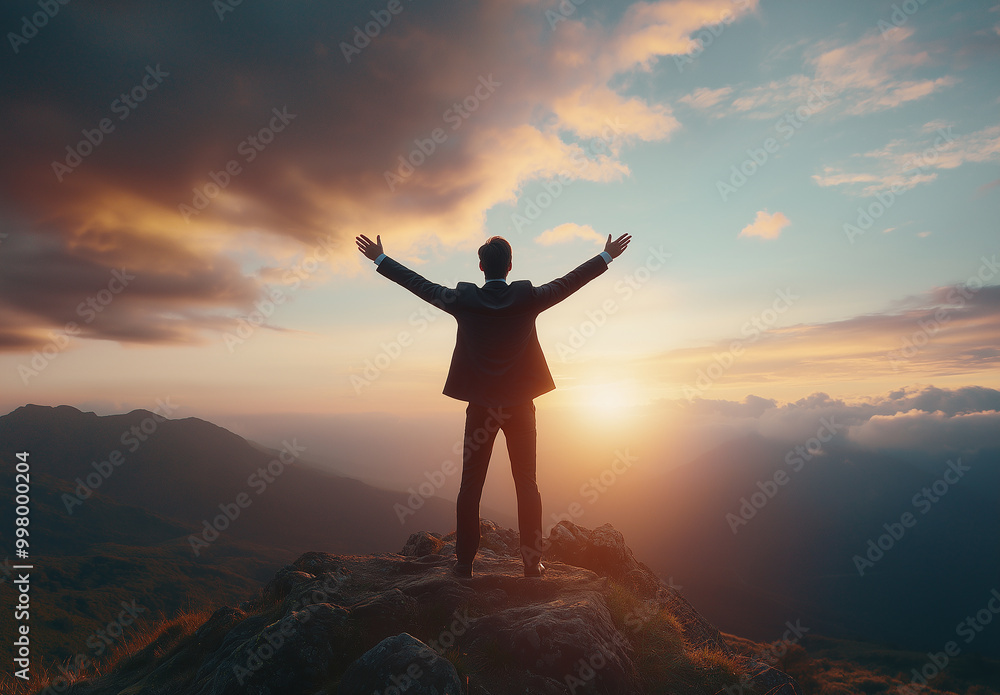 silhouette of a person on a mountain silhouette of a person on a mountain