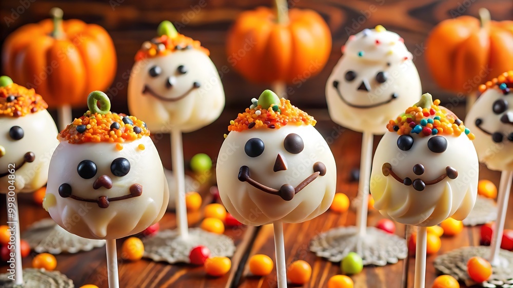 Cute Halloween Ghost Cake Pops: Perfect for a Spooky Party Cute Halloween Ghost Cake Pops: Perfect for a Spooky Party
