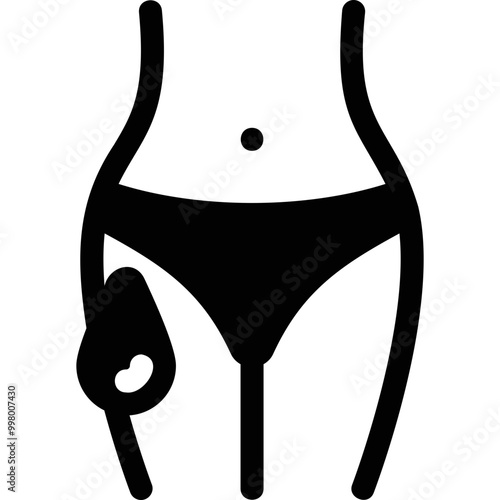Simple vector icon menses period