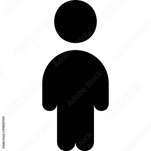 Simple vector icon male gender