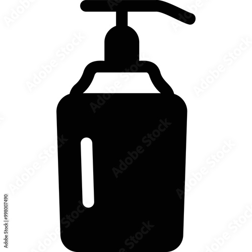 Simple vector icon liquid soap dispenser photo