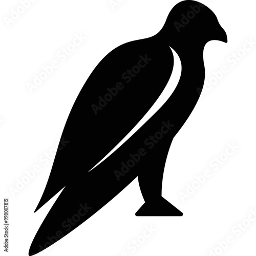 Simple vector icon hawk