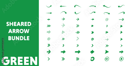 Sheared Arrows Bundles - Green edition