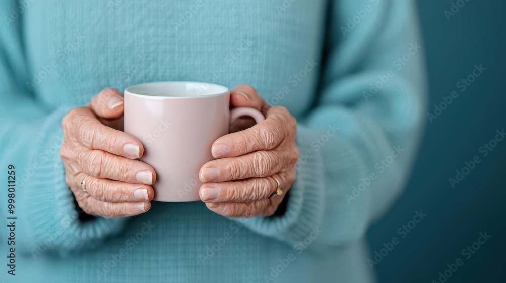 Nursing assistant offering a cup of tea to an elderly patient in a comfortable living room, emphasizing warmth and connection caregiver, comfort and care Nursing assistant offering a cup of tea to an elderly patient in a comfortable living room, emphasizing warmth and connection caregiver, comfort and care