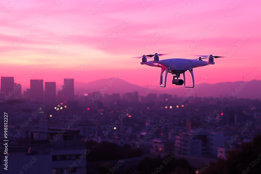 Drone flying through a field of glowing green particles symbolizing the future of drone technology in advanced logistics and high tech delivery systems Drone flying through a field of glowing green particles symbolizing the future of drone technology in advanced logistics and high tech delivery systems