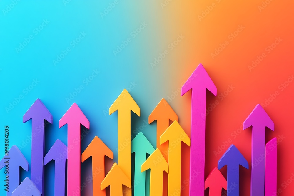 multi colored arrow coming up wallpaper multi colored arrow coming up wallpaper