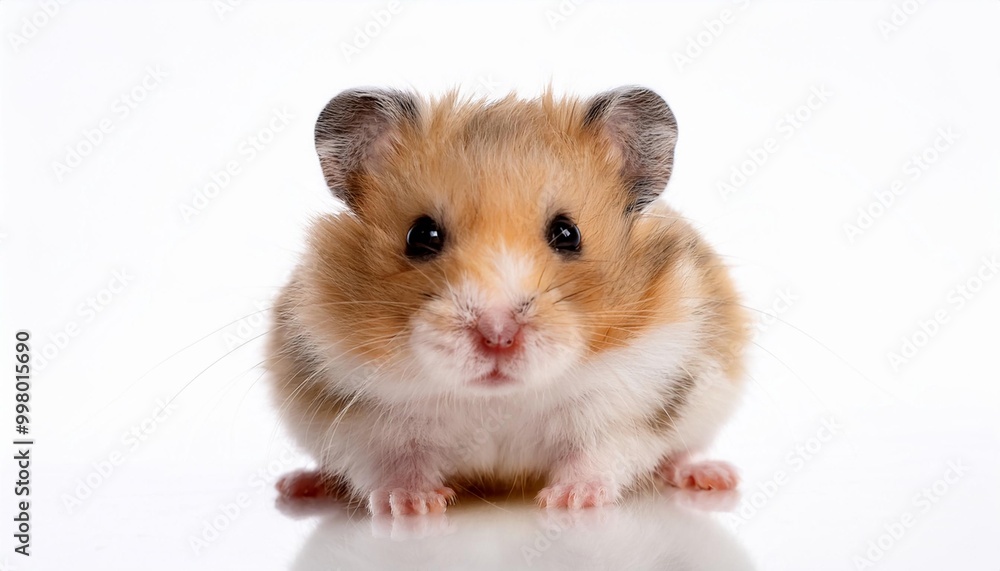 Hamster on white background. Isolated of Animal. Hamster on white background. Isolated of Animal.