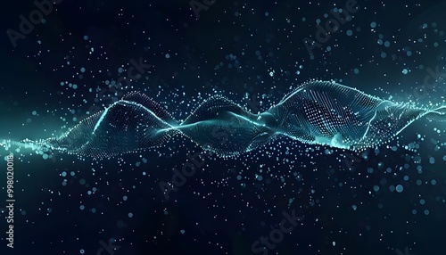 : abstract-digital-wave-of-particles-futuristic-point-wave-technology-background-vector-vector-illu