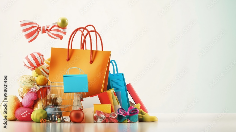 Online Shopping image.Generated by AI. Online Shopping image.Generated by AI.