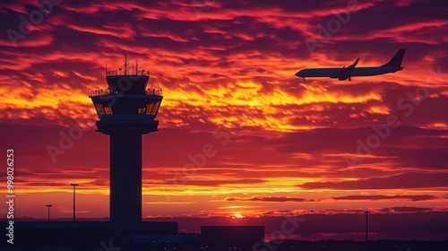 The Airplane at Sunset Tower photo