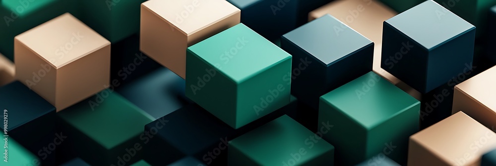 abstract background of cubes, colorful cubes abstract background of cubes, colorful cubes