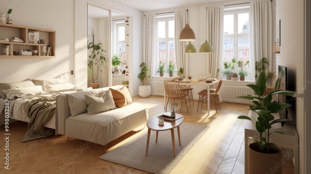 Bright and Modern Apartment with a Minimalist Design Bright and Modern Apartment with a Minimalist Design