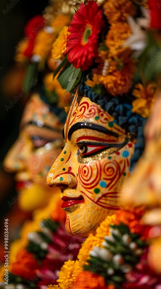 Navaratri Hindu Festival Statue of Goddess Navaratri Hindu Festival Statue of Goddess