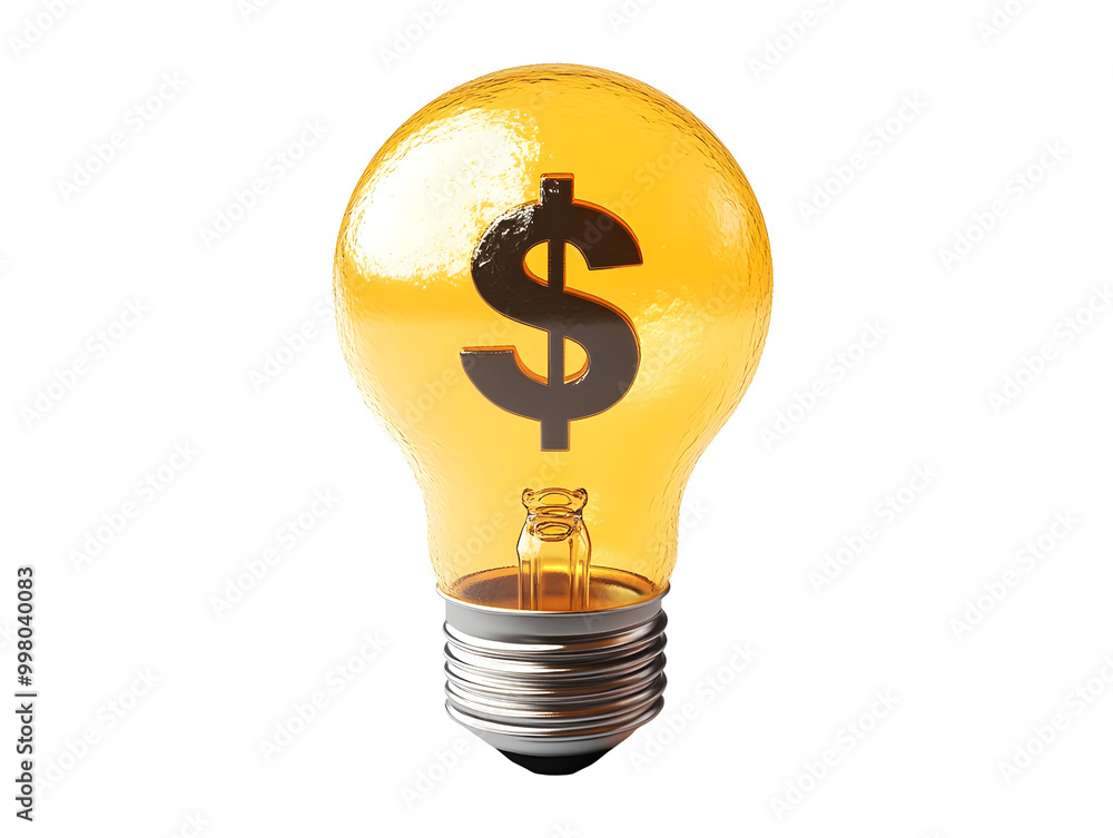A glowing light bulb with a dollar sign symbolizing innovative financial ideas. A glowing light bulb with a dollar sign symbolizing innovative financial ideas.