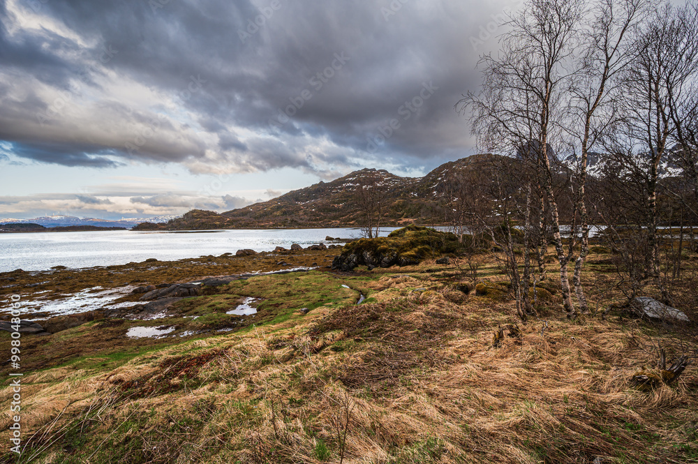 nature sceneries inside the Vesteralen Islands, Norway
