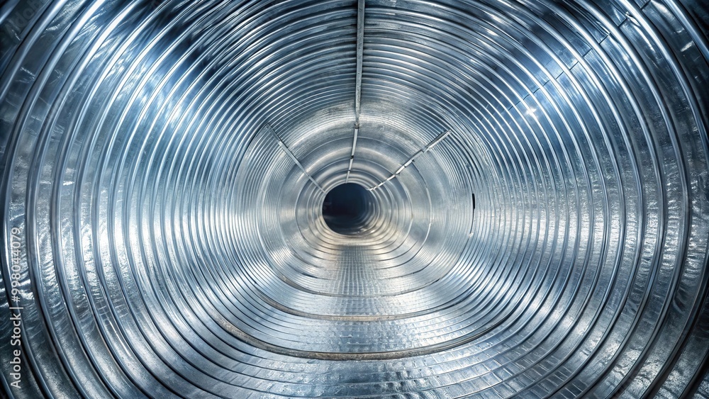 Flexible air duct made of aluminum foil for ventilation Flexible air duct made of aluminum foil for ventilation
