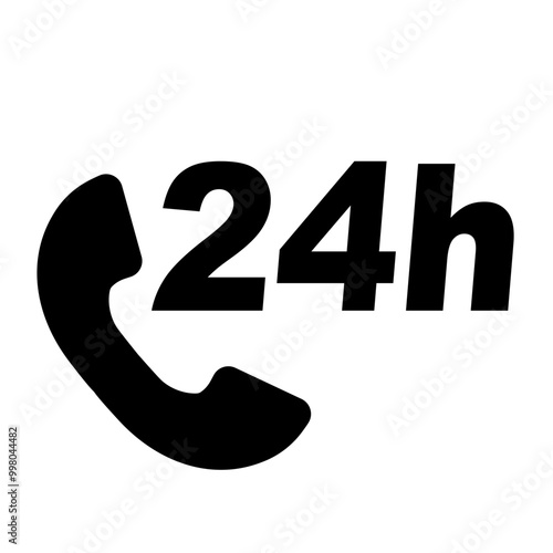 24 hours icon. 24 hours vector