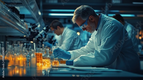 Scientist Working in a Laboratory