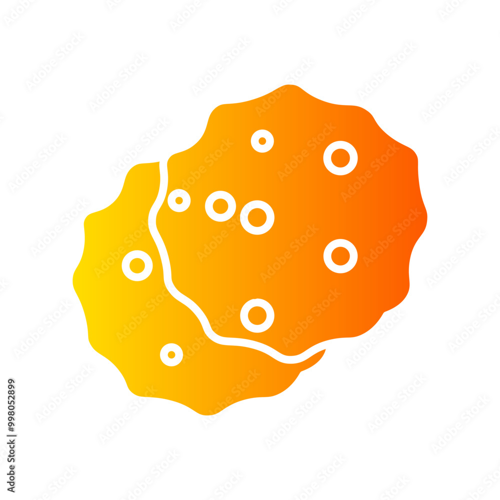 cookie gradient icon cookie gradient icon