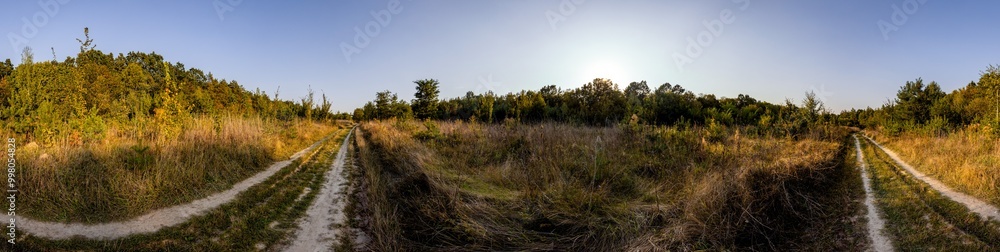 The 360-degree panorama of nature in a day The 360-degree panorama of nature in a day