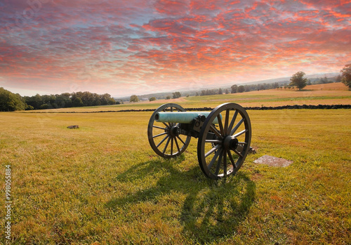 American civil war, ,Gettysburg Battlefield.	