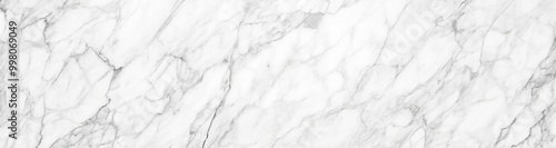 Wallpaper Mural White Marble Texture with Grey Veins Torontodigital.ca